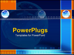  Power Point Template of - globe - Royalty Free PPT