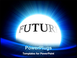  Power Point Template of - crystal ball with  future  on a black background - Royalty Free PPT