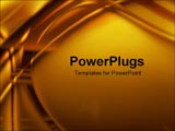  Power Point Template of - Gold abstract background design - Royalty Free PPT