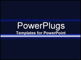  Power Point Template of - Light blue lines on dark blue - Royalty Free PPT