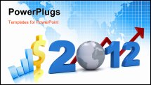  Power Point Template of - New Year 2012 concept over white. 3d rendered image - Royalty Free PPT
