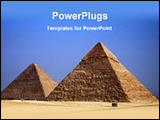  Power Point Template of - view of a pyramid - Royalty Free PPT