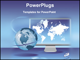  Power Point Template of - global communication - Royalty Free PPT