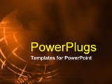  Power Point Template of - globe with numbers - Royalty Free PPT