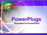  Power Point Template of - world with circles - Royalty Free PPT