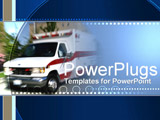  Power Point Template of - emergency truck - Royalty Free PPT