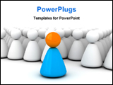  Power Point Template of - society with leader - Royalty Free PPT