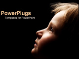  Power Point Template of - Child looking up at light. - Royalty Free PPT