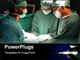  Power Point Template of - Doctors at operation theater - Royalty Free PPT