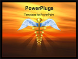  Power Point Template of - Medical symbol on natural background. Digital illustration. - Royalty Free PPT