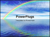  Power Point Template of - an illustration of a rendered rainbow - Royalty Free PPT