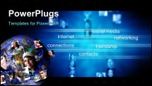  Power Point Template of - Concept for social media and networking - Royalty Free PPT