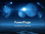  Power Point Template of - Space Scene - Royalty Free PPT