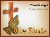  Power Point Template of - mage and illustration composition for Thanksgiving card invitation or announcement. with copy space - Royalty Free PPT