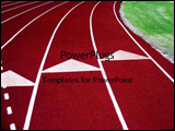  Power Point Template of - Running Tracks - Royalty Free PPT