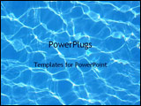  Power Point Template of - water in a pool - Royalty Free PPT